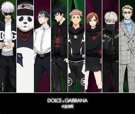 jujutsu kaisen dolce gabbana|dolce gabbana x jujutsu kaisen.